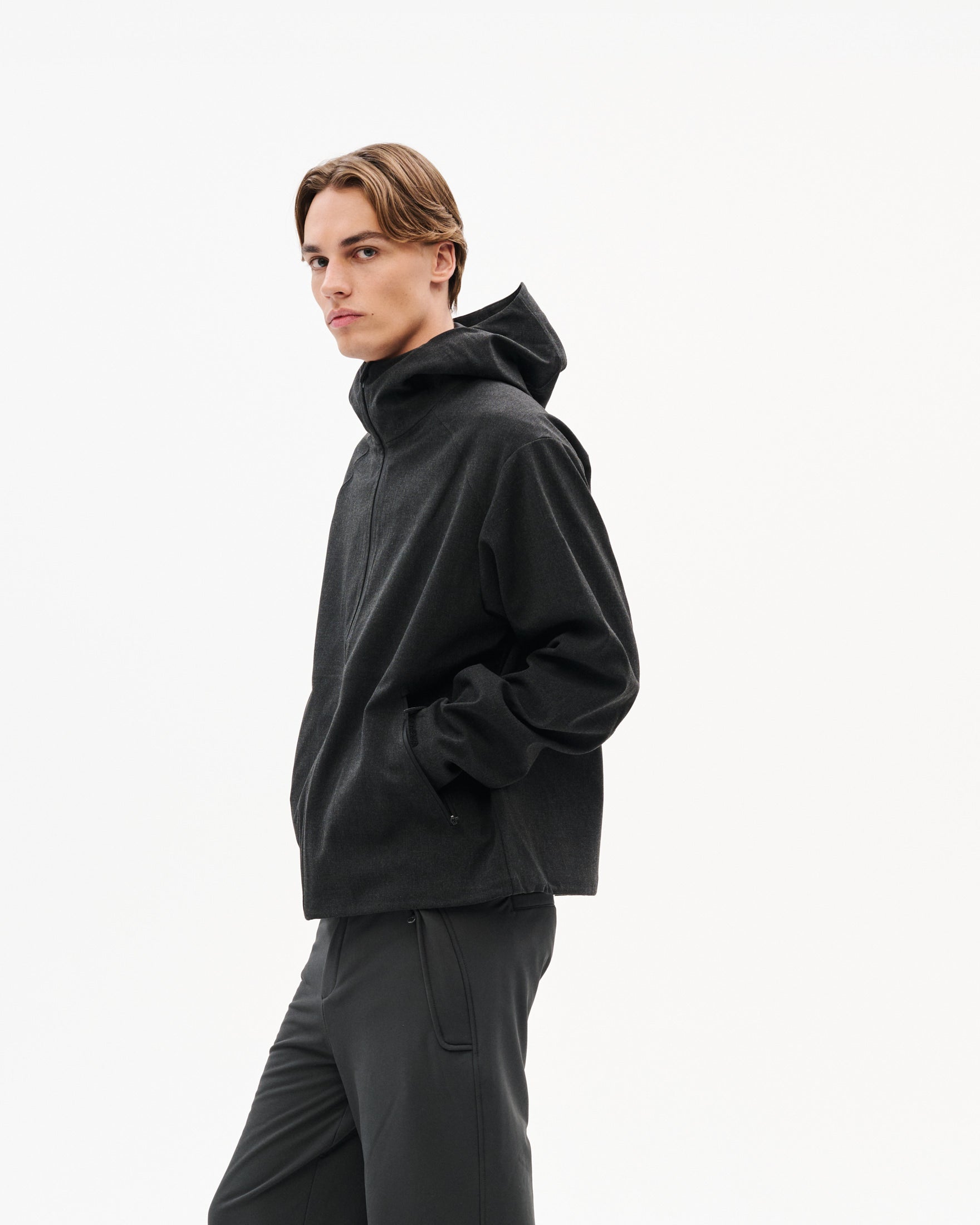 WAYPOINT TEXTURE HOODED JACKET