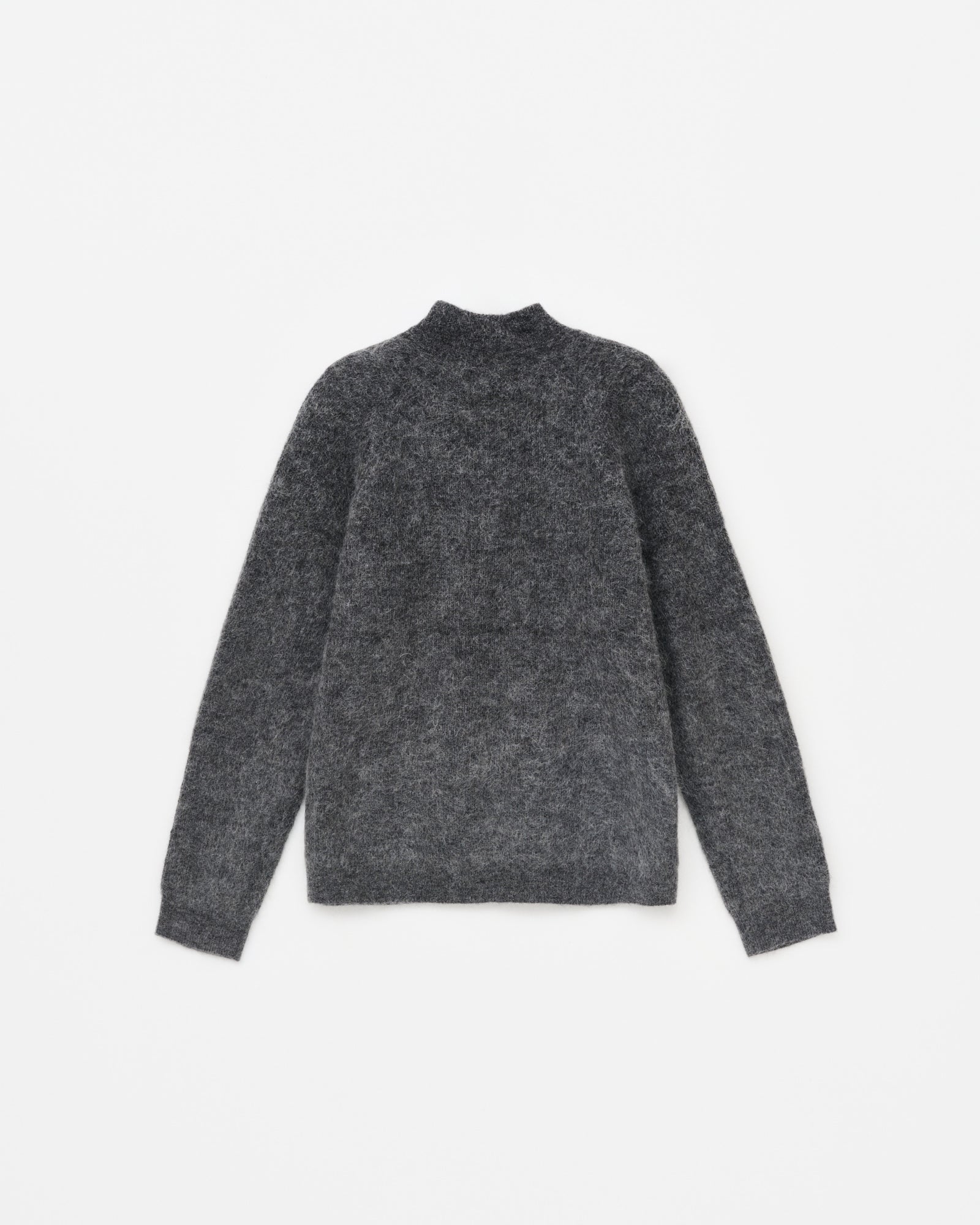 ESSENCE MOHAIR MIXED KNIT TOP