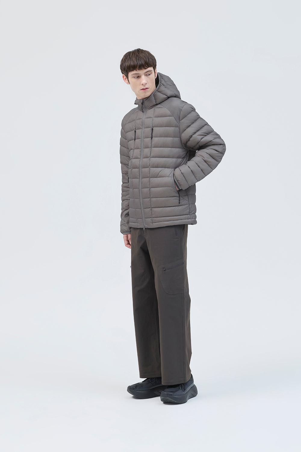HORIZON UL 800FP HOODED DOWN JACKET