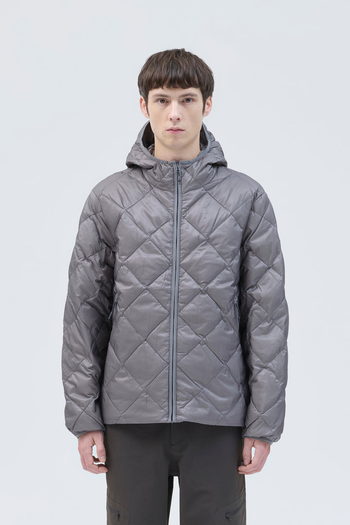 BASE LT DOWN HOODED JACKET media