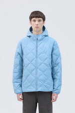 BASE GRID LT DOWN HOODED JACKET media