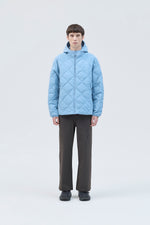 BASE GRID LT DOWN HOODED JACKET media