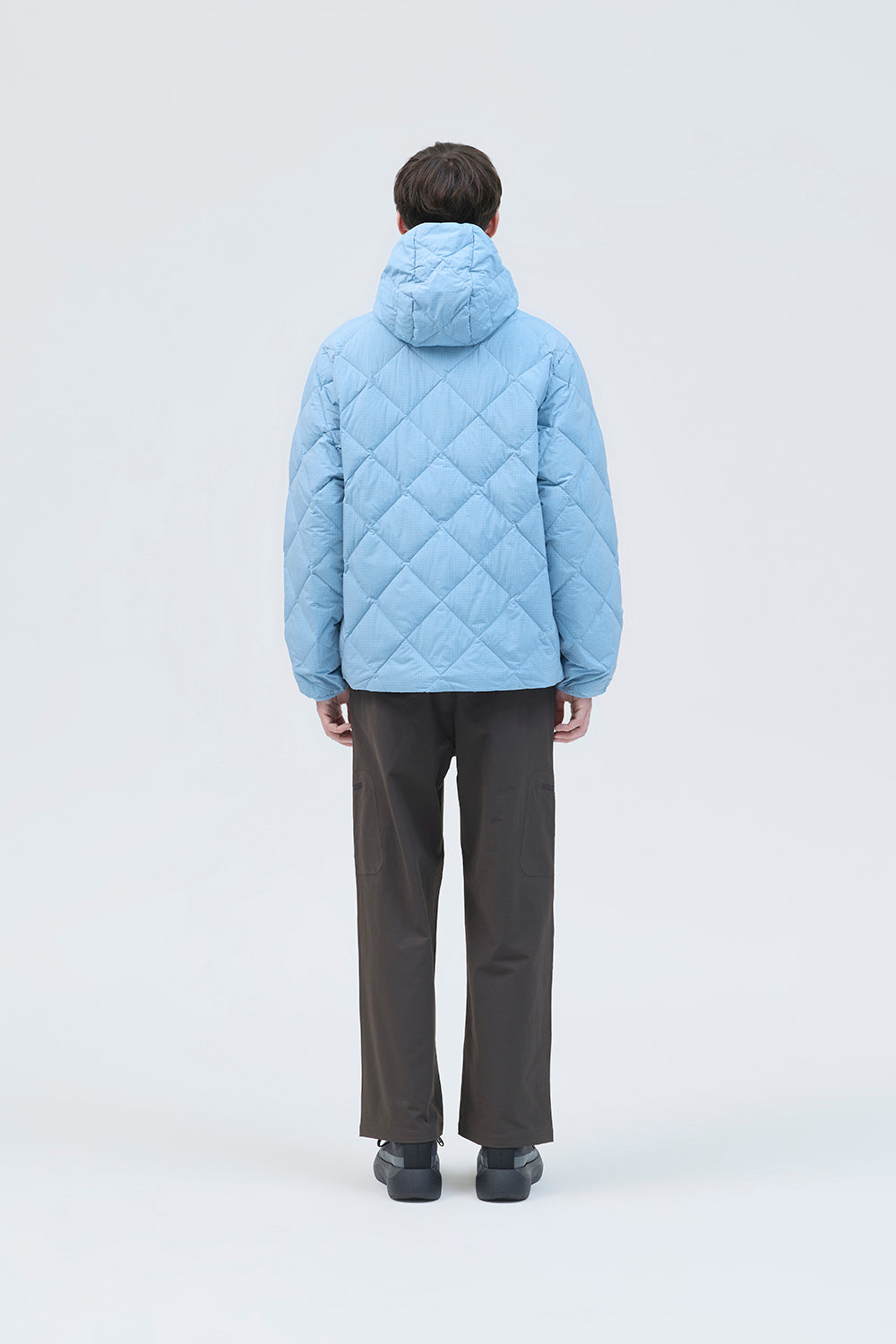 BASE GRID LT DOWN HOODED JACKET