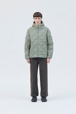 BASE GRID LT DOWN HOODED JACKET media
