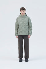 BASE GRID LT DOWN HOODED JACKET media
