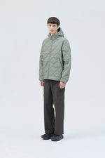 BASE GRID LT DOWN HOODED JACKET media
