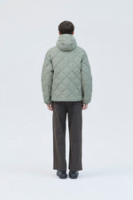 BASE GRID LT DOWN HOODED JACKET media