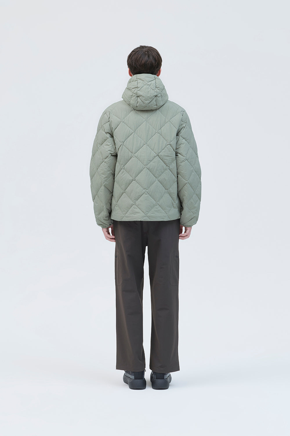 BASE GRID LT DOWN HOODED JACKET