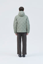 BASE GRID LT DOWN HOODED JACKET media