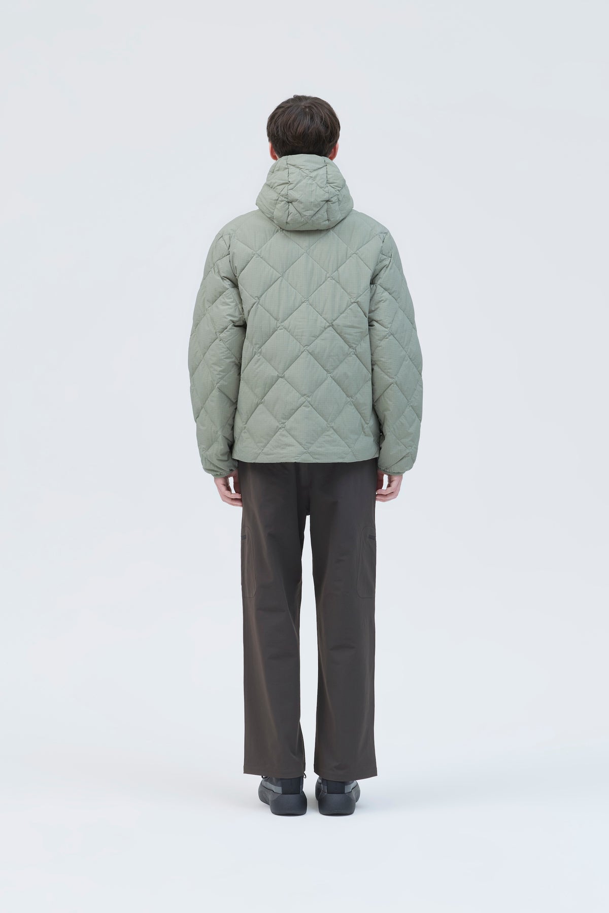 BASE GRID LT DOWN HOODED JACKET