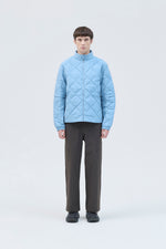 BASE GRID LT DOWN ZIP CHECK JACKET media