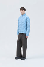 BASE GRID LT DOWN ZIP CHECK JACKET media