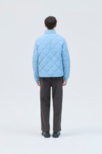 BASE GRID LT DOWN ZIP CHECK JACKET media