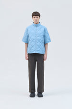 BASE GRID LT DOWN ZIP CHECK JACKET media