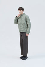 BASE GRID LT DOWN ZIP CHECK JACKET media