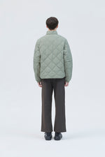 BASE GRID LT DOWN ZIP CHECK JACKET media
