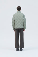BASE GRID LT DOWN ZIP CHECK JACKET media