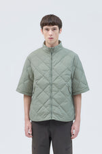 BASE GRID LT DOWN ZIP CHECK JACKET media