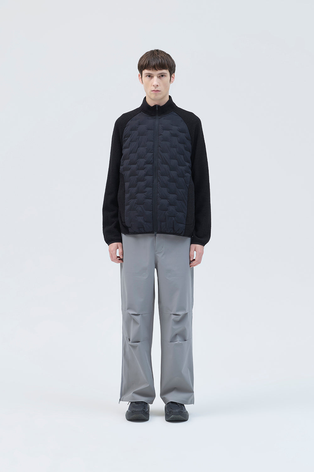 PATH HYBRID KNITTED PADDED JACKET