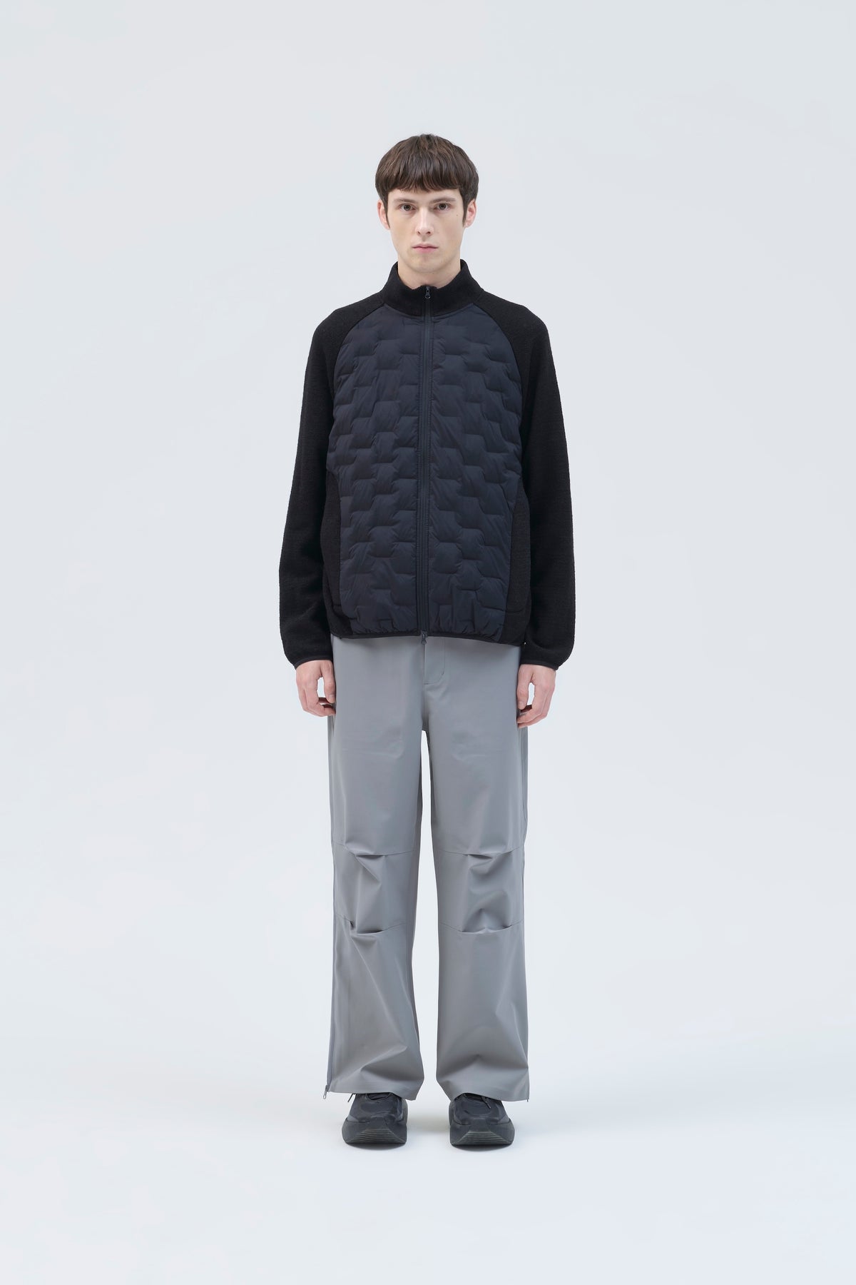 PATH HYBRID KNITTED PADDED JACKET