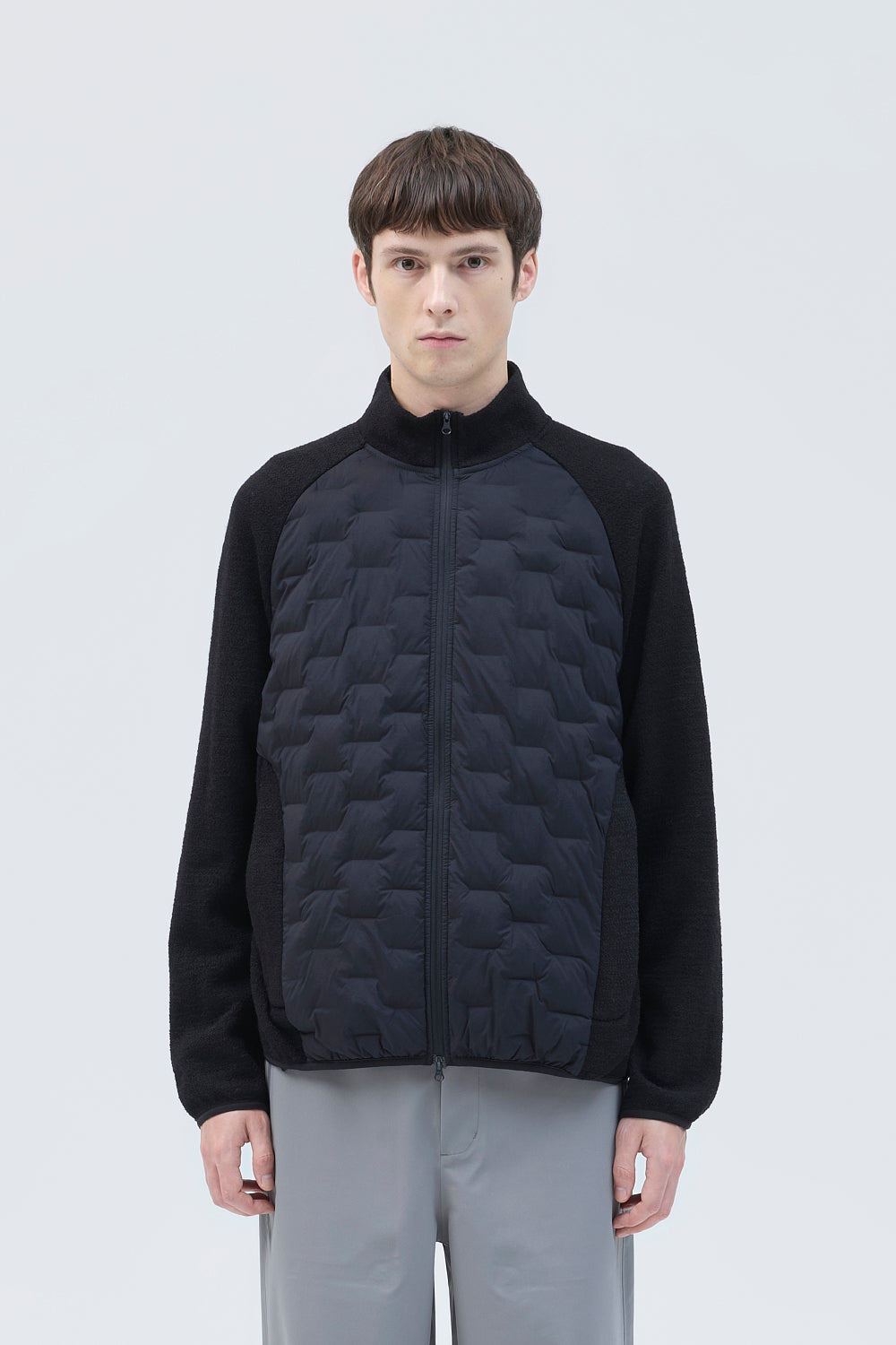 PATH HYBRID KNITTED PADDED JACKET