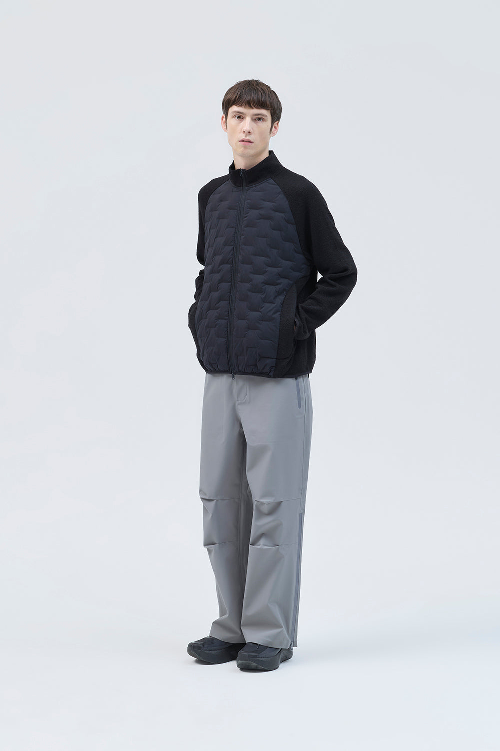 PATH HYBRID KNITTED PADDED JACKET