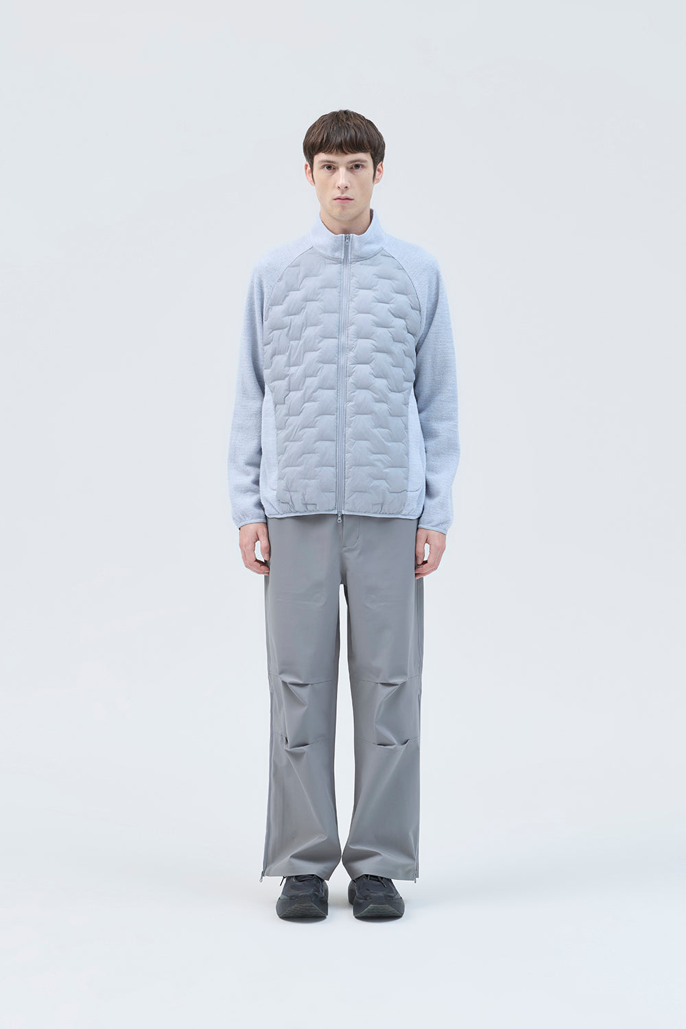 PATH HYBRID KNITTED PADDED JACKET