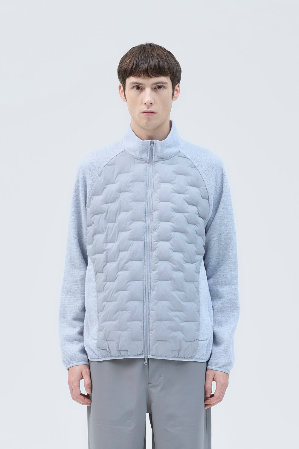 PATH HYBRID KNITTED PADDED JACKET