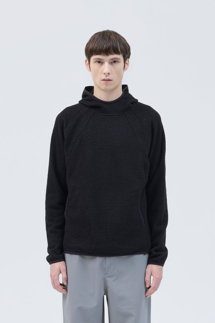 ORBIT KNIT HOODED PULLOVER media