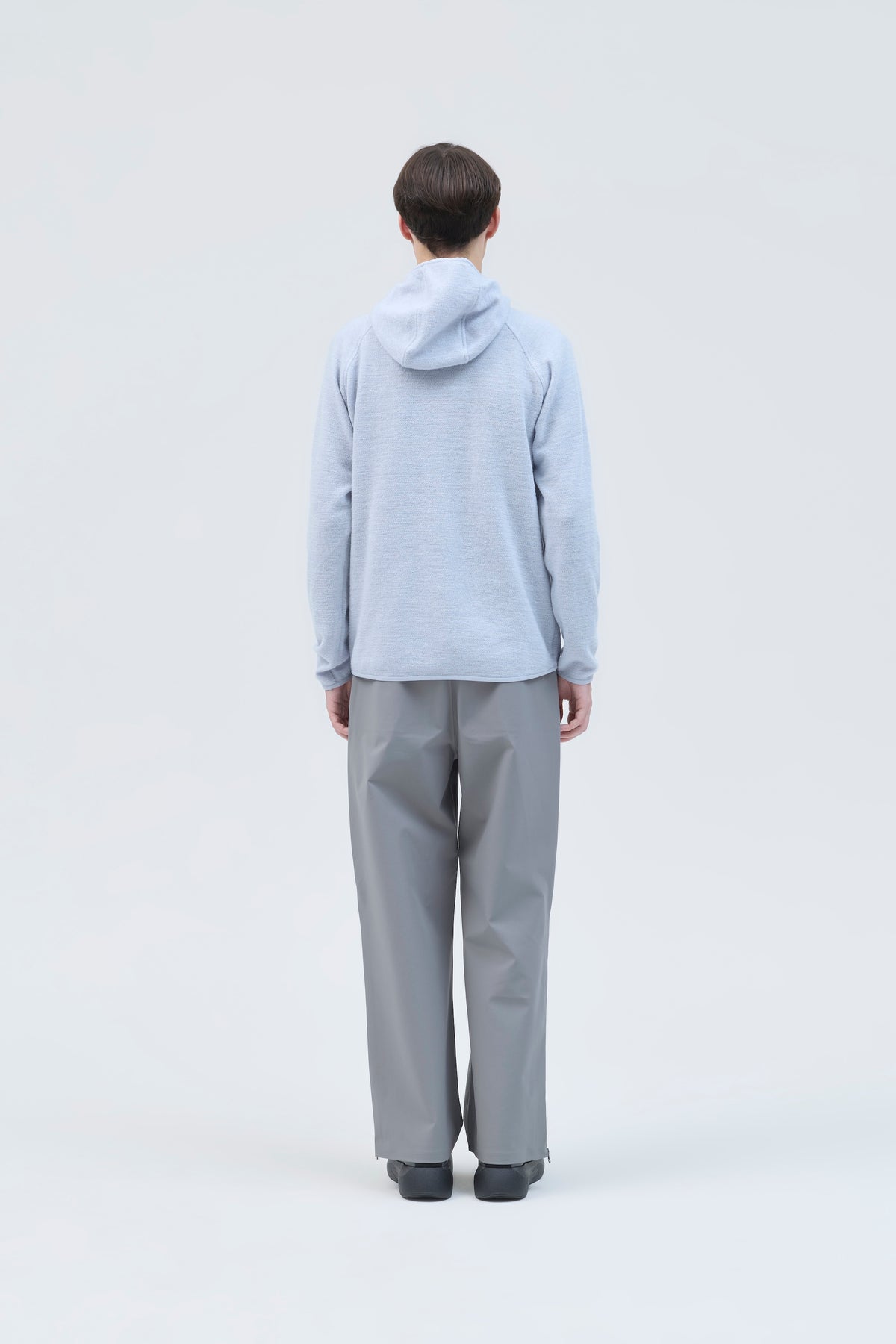 ORBIT KNIT HOODED PULLOVER