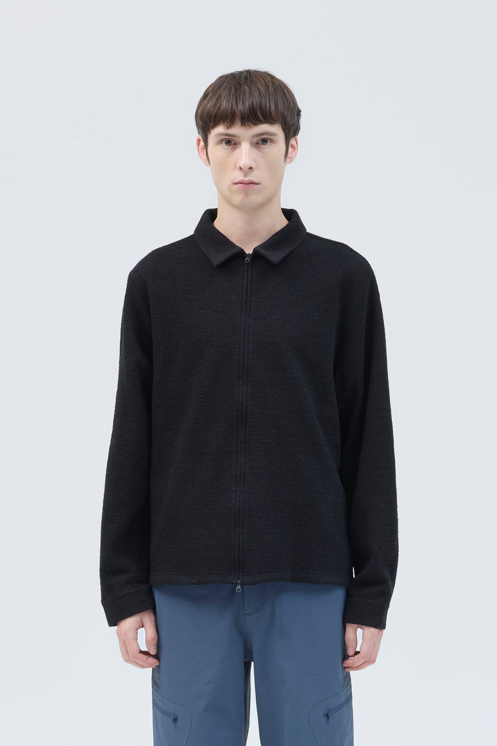 EDGE KNIT ZIP SHIRT media