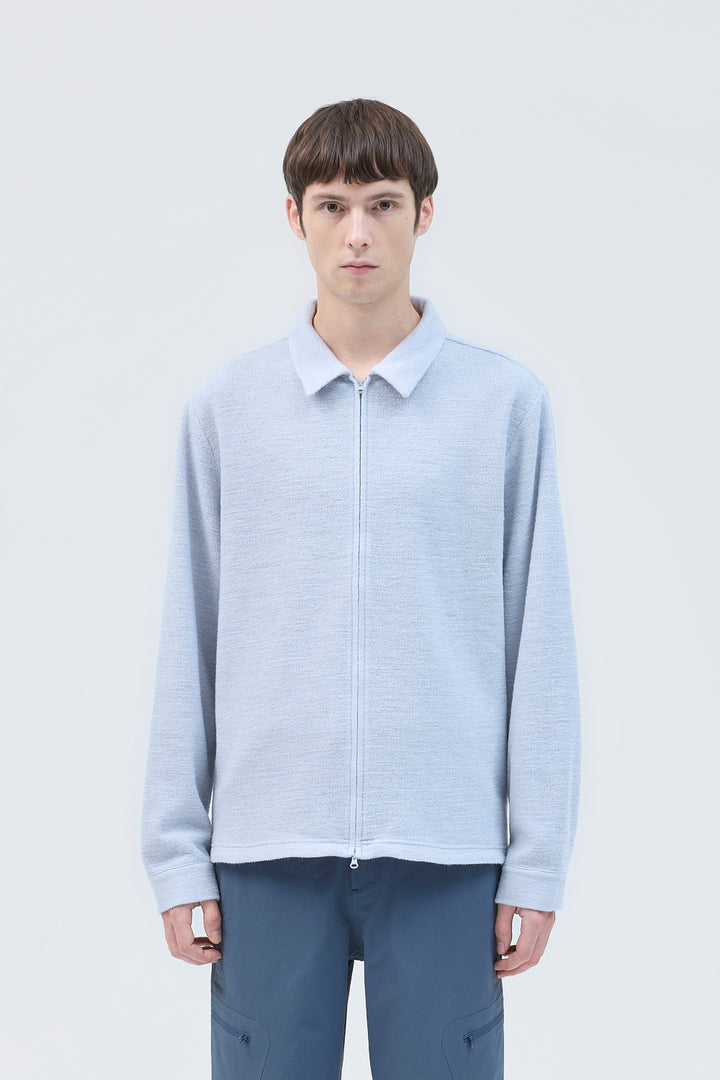 EDGE KNIT ZIP SHIRT media