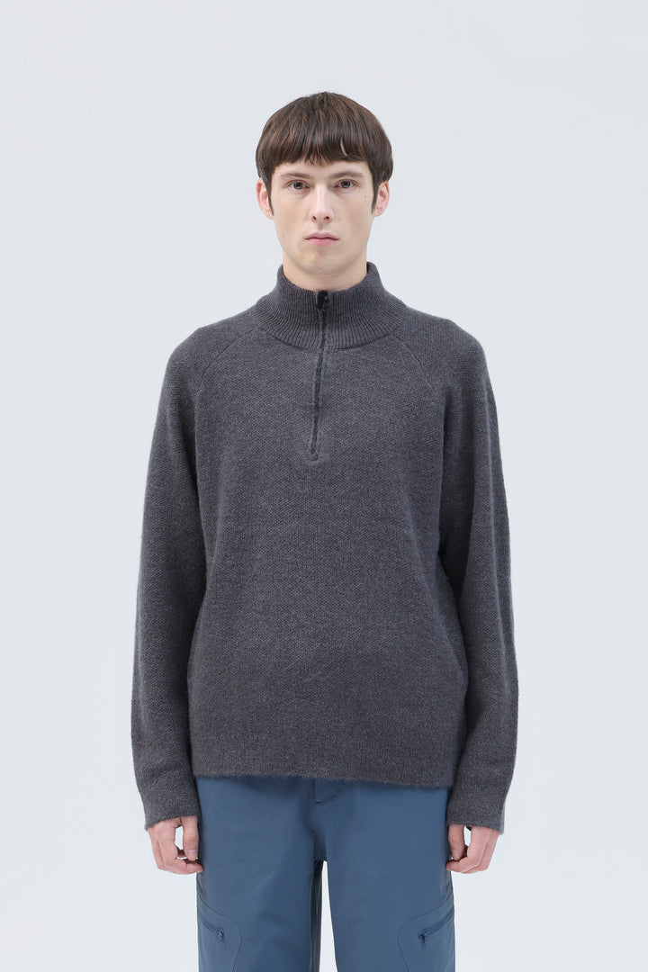 ESSENCE MOHAIR MIXED KNIT TOP media