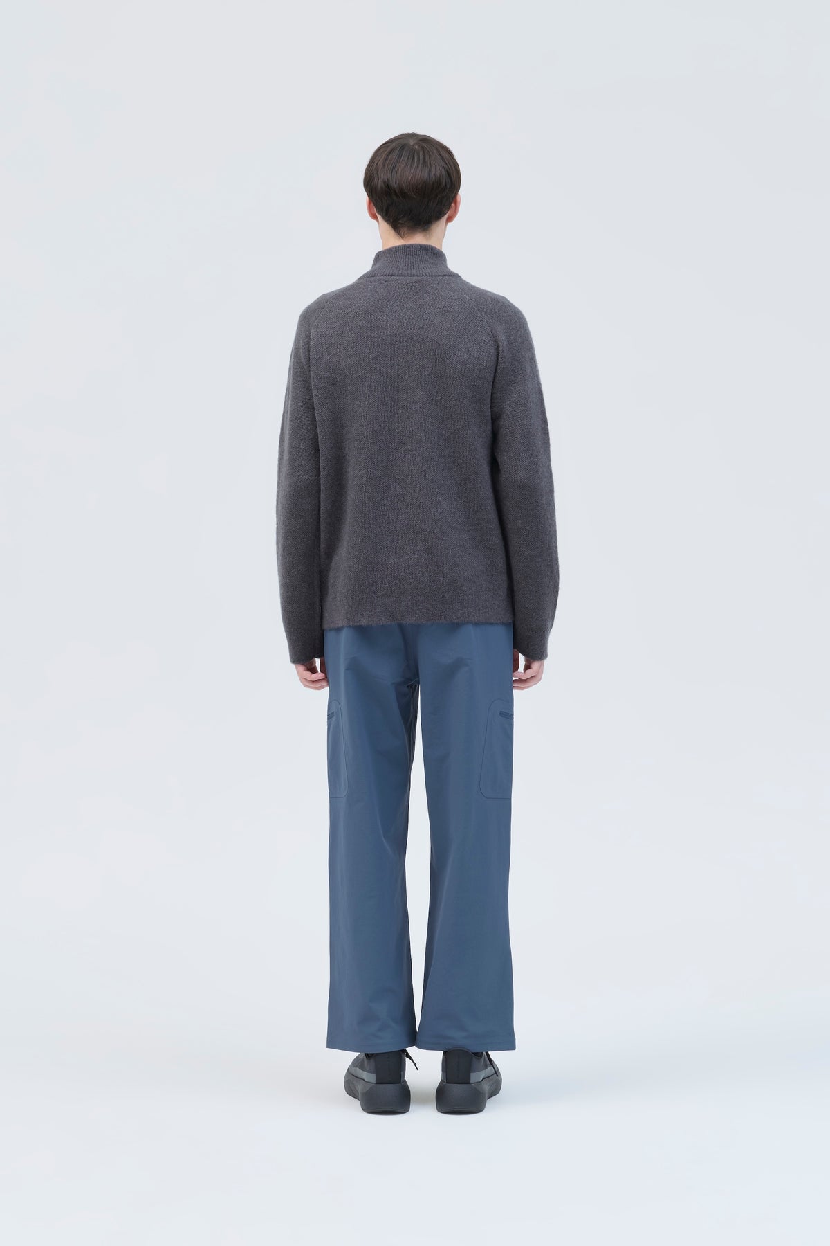 ESSENCE MOHAIR MIXED KNIT TOP