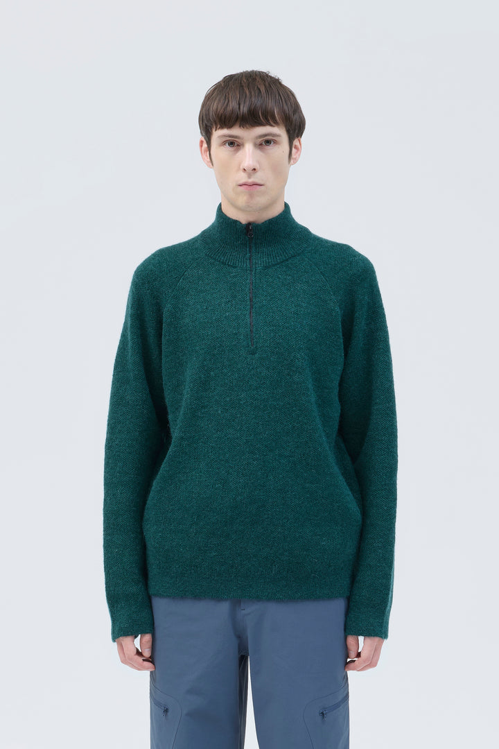 ESSENCE MOHAIR MIXED KNIT TOP media
