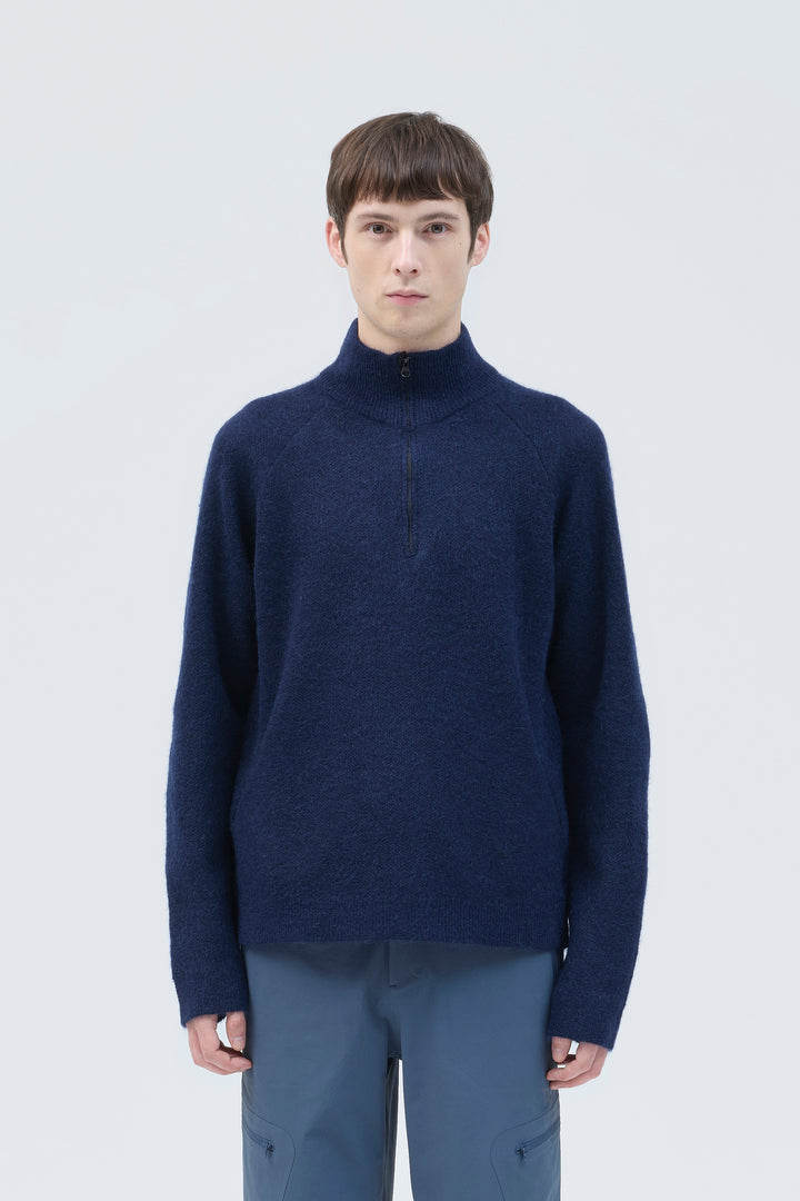 ESSENCE MOHAIR MIXED KNIT TOP media