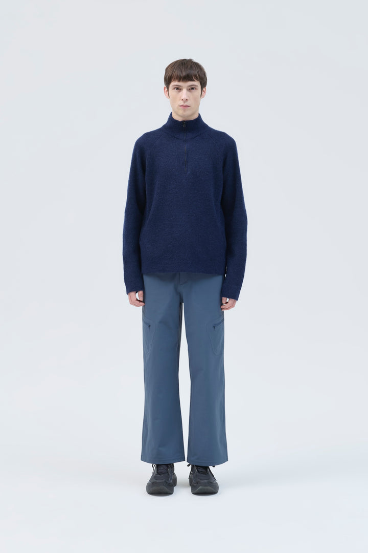 ESSENCE MOHAIR MIXED KNIT TOP hover media