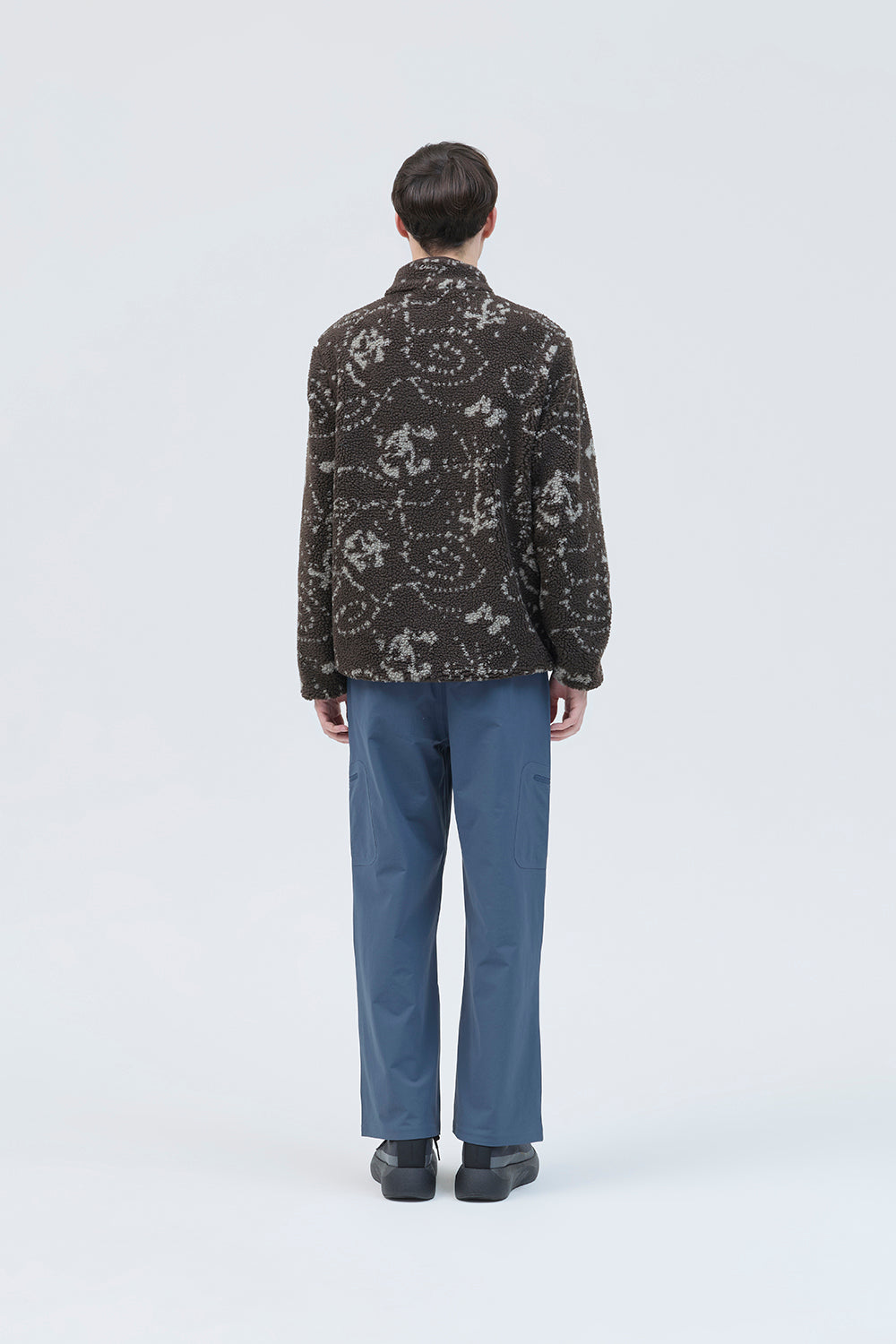 PRINT FLEECE JACKET
