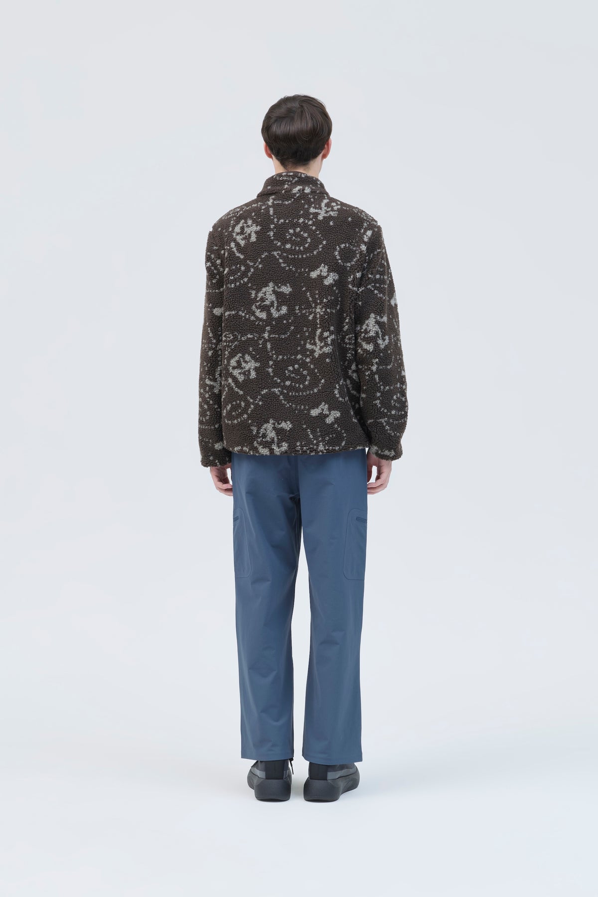 PRINT FLEECE JACKET