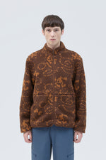 PRINT FLEECE JACKET media