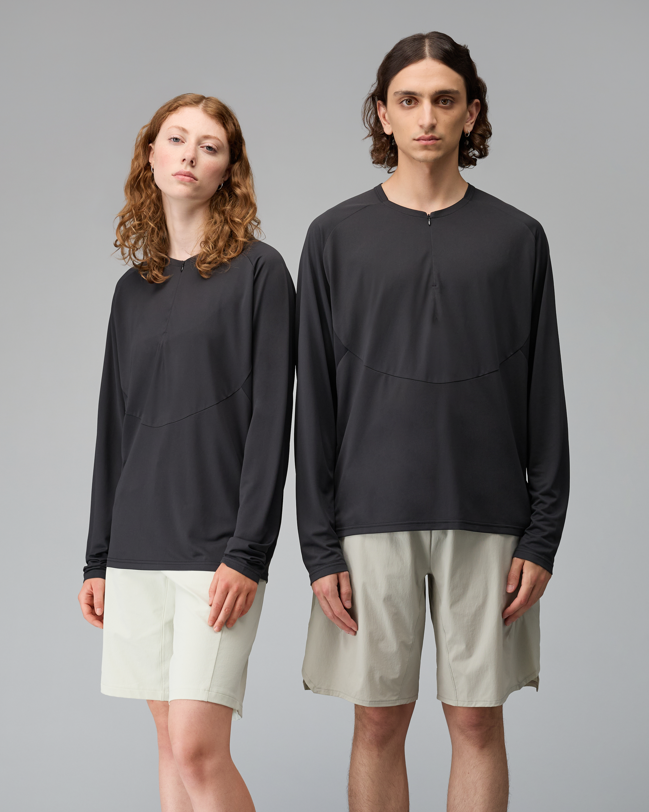 Light FL Half Zip Longsleeve T-Shirt
