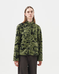 PRINT FLEECE JACKET media