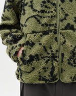 PRINT FLEECE JACKET