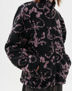 PRINT FLEECE JACKET