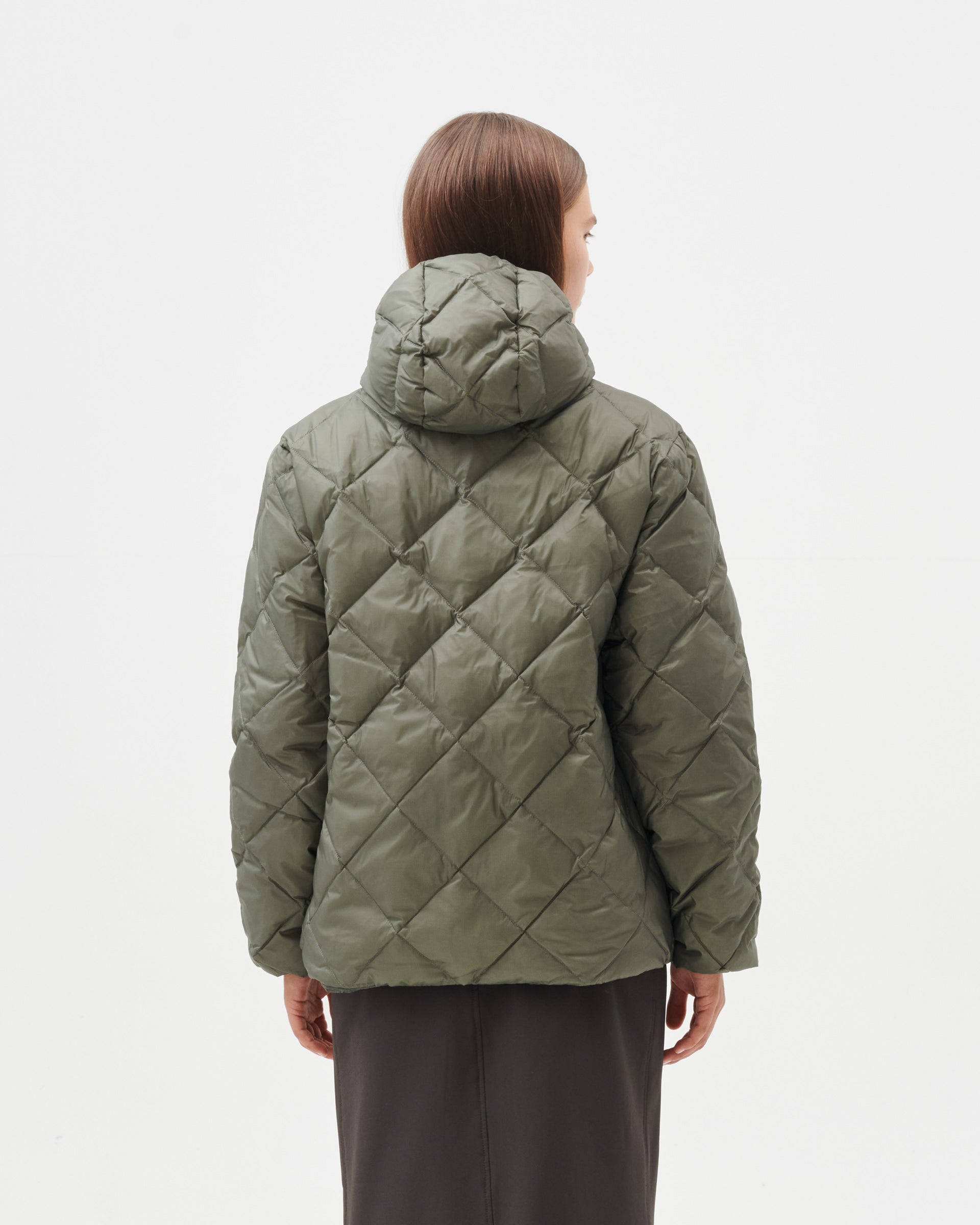 LIGHT DOWN HOODED JACKET