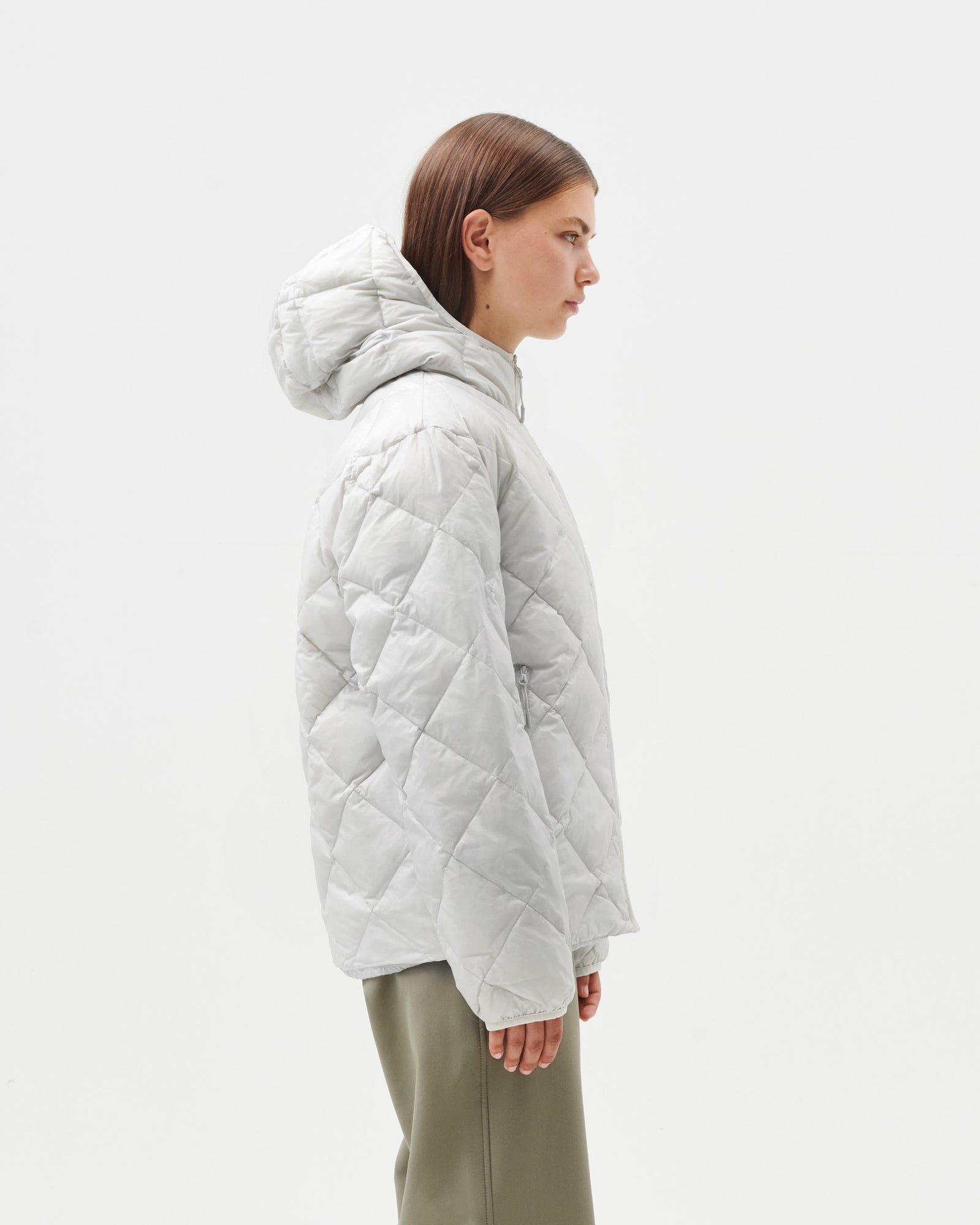 LIGHT DOWN HOODED JACKET