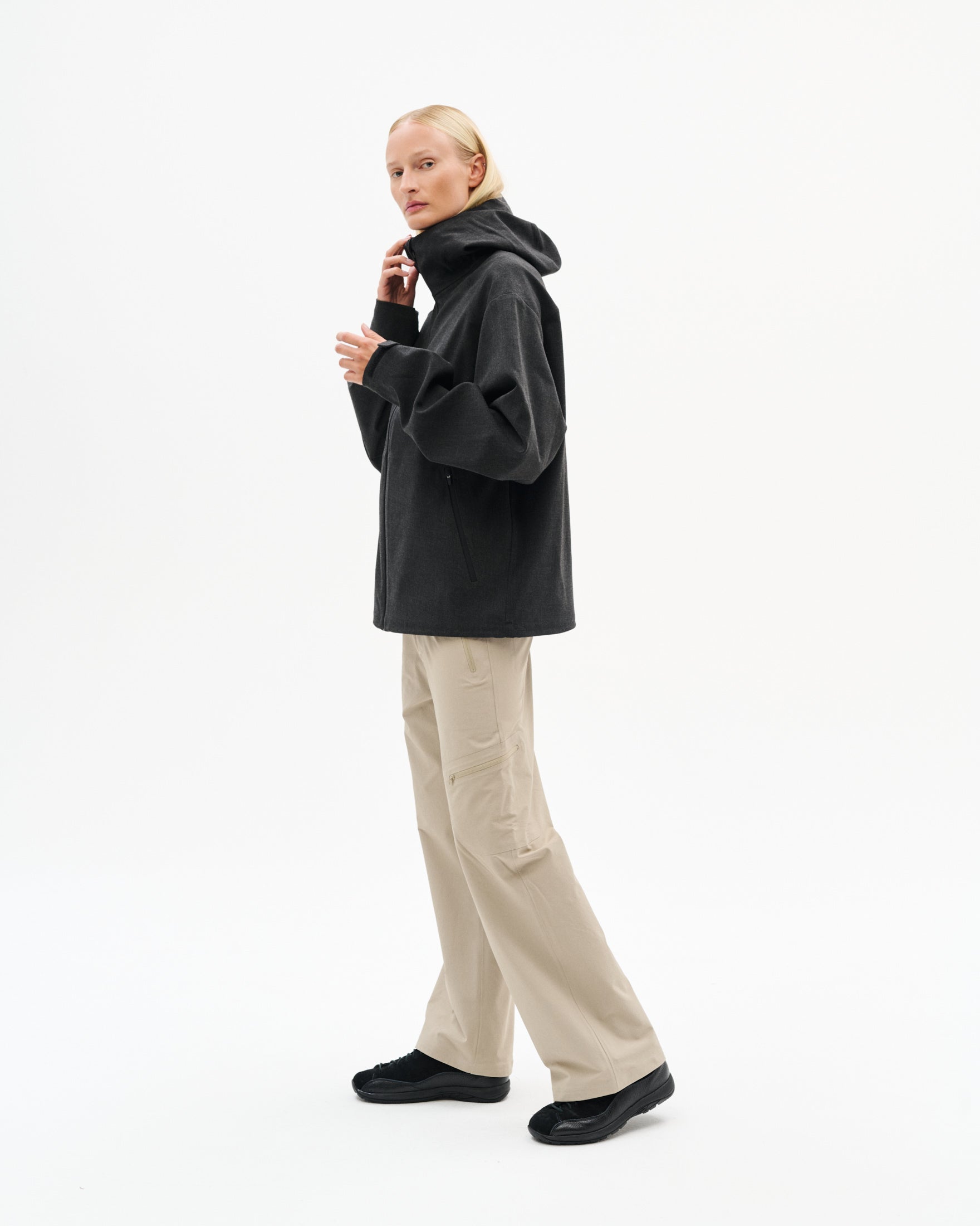 WAYPOINT TEXTURE HOODED JACKET