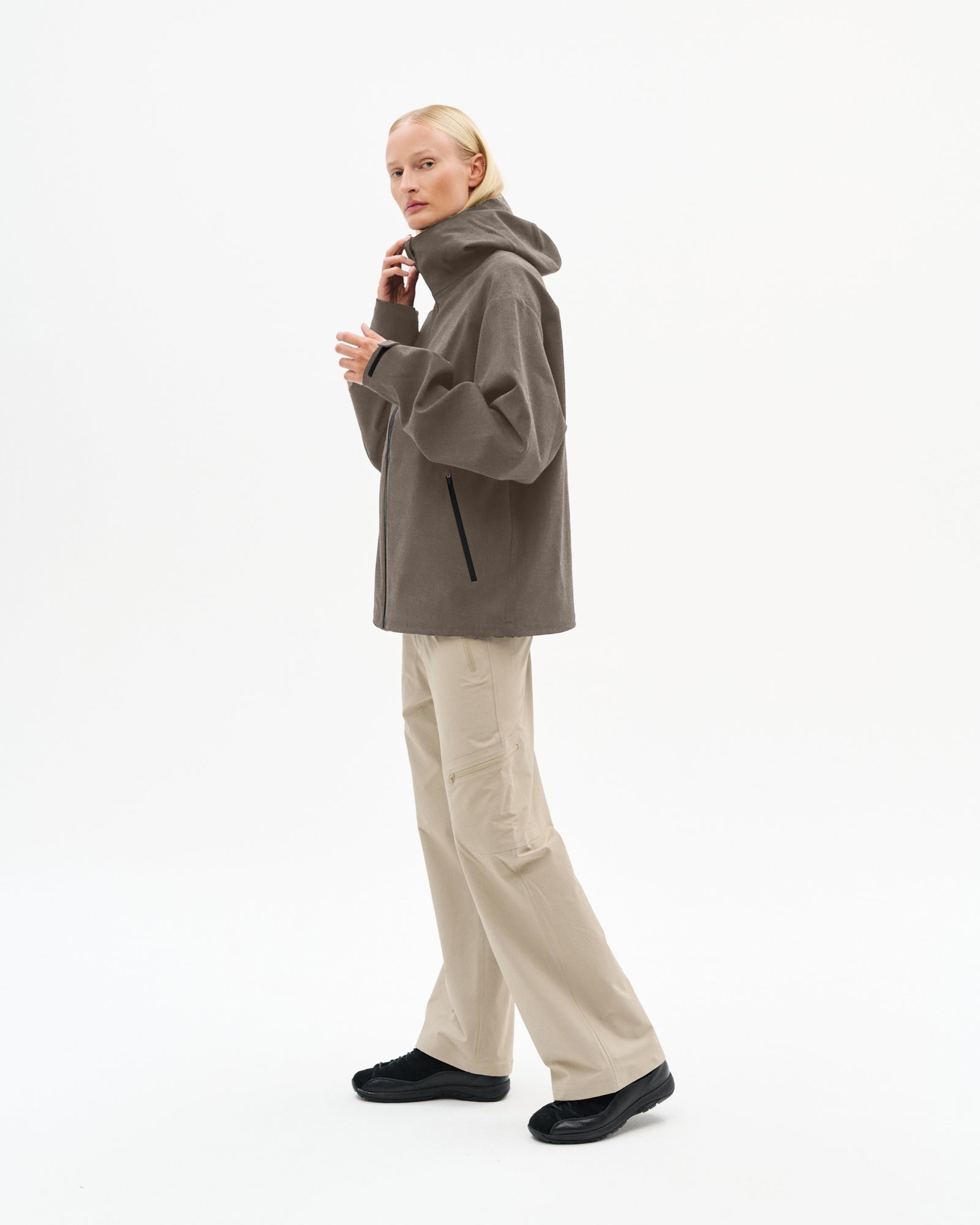 WAYPOINT TEXTURE HOODED JACKET