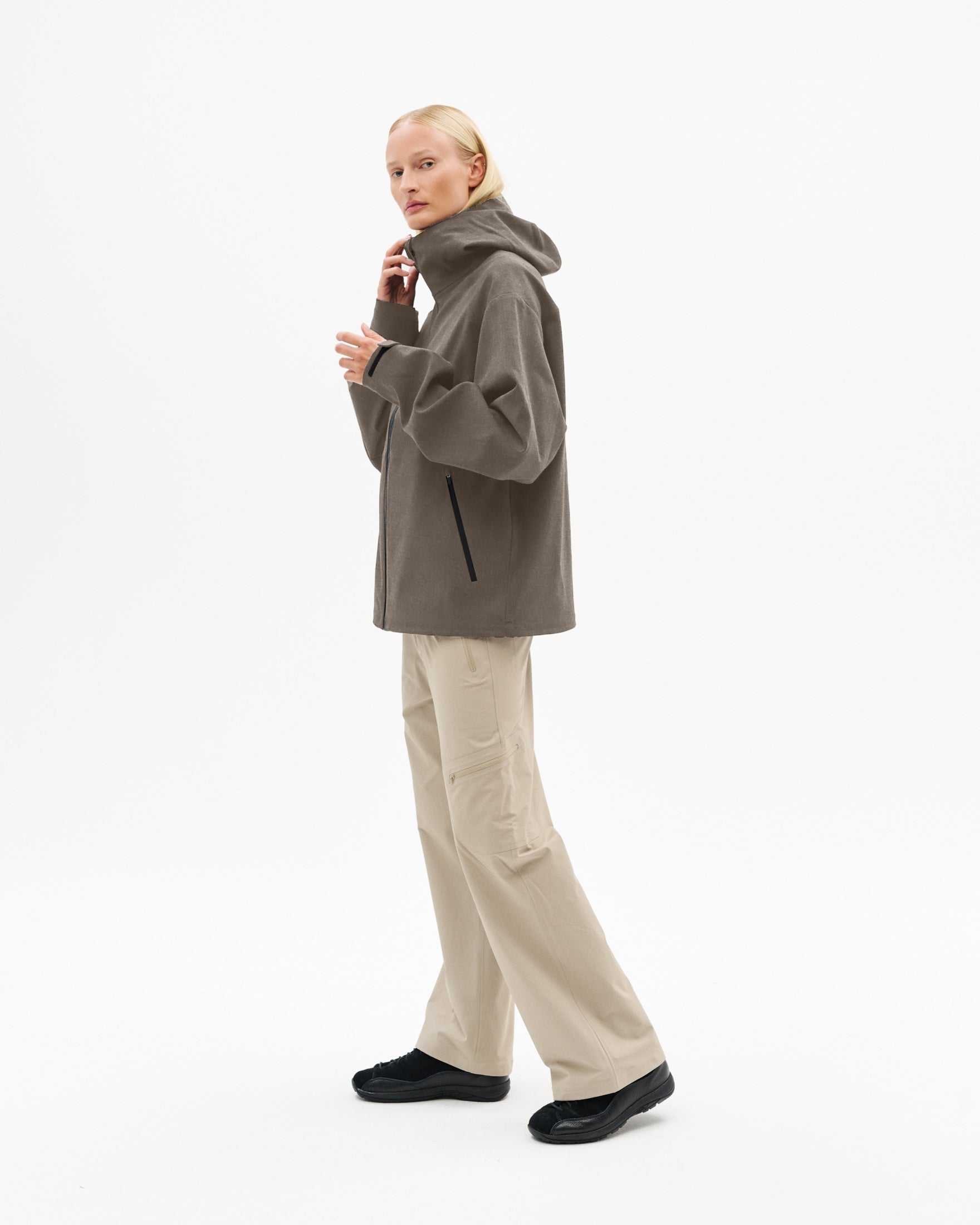 WAYPOINT TEXTURE HOODED JACKET