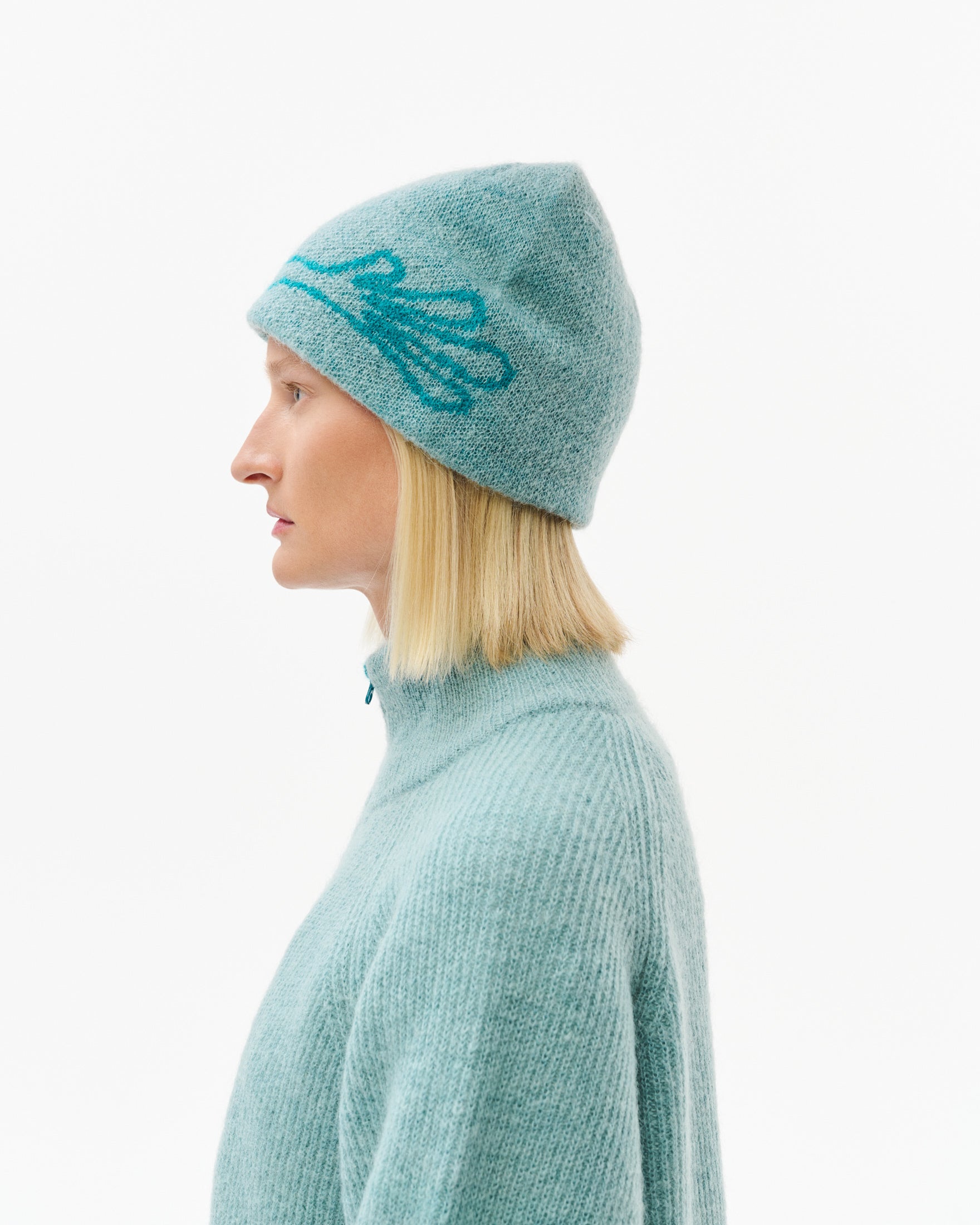 MASCOT MOHAIR MIXED KNIT BEANIE – Hiking Patrol